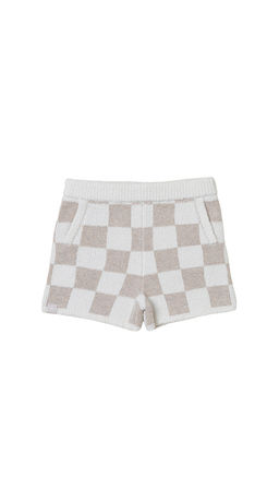 Barefoot Dreams - Toddler Cozychic Cotton Checkered Short