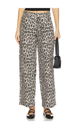 Damson Madder - Leopard Drew Cargos