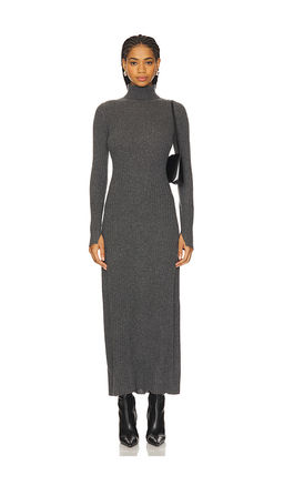 Guest In Residence - Wide Rib Cashmere Turtleneck Dress