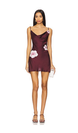 Leslie Amon - Galli Hibiscus Mini Dress