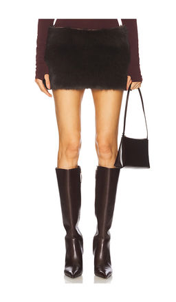 LAMARQUE - Arcila Faux Fur Skirt