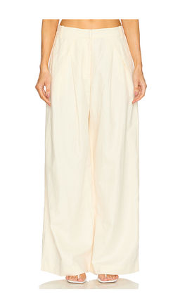 St. Agni - Wide Leg Pleat Pants