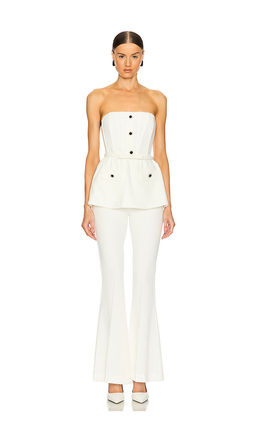 self-portrait - Stretch Crepe Jumpsuit