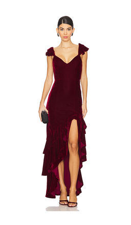 Tularosa - Camille Velvet Gown