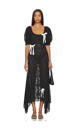 Yuhan Wang - Puff Sleeve Lace Dress