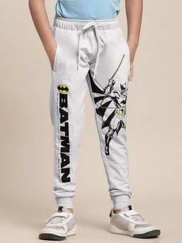 Kidsville - Batman Printed Grey Jogger for Boys