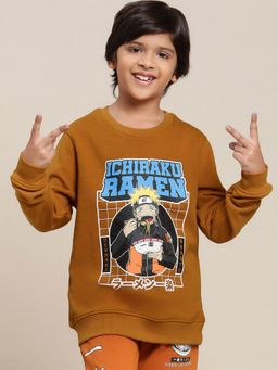 Kidsville - Naruto Printed Thai Curry Sweatshirt for Boys
