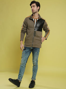 Campus Sutra - Men Solid Stylish Solid Casual Sweatshirt