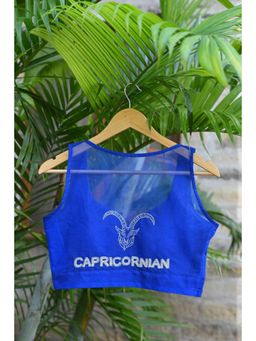Ensembles - Capricorn Hand-Embroidered Zodiac Elegance Blouse