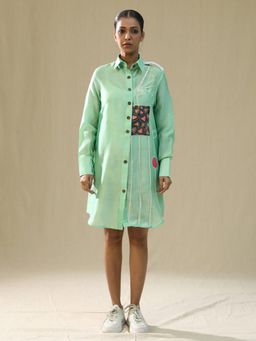 Arpita Sulakshana - Frosty Hand Painted Dress