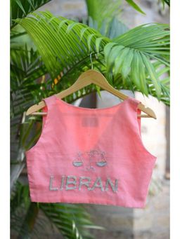 Ensembles - Libra Hand-Embroidered Zodiac Elegance Blouse