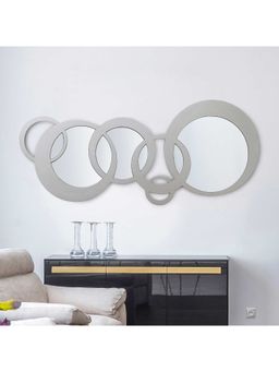 HomeTown - Venus Glass Bubbles Mirror 140X60Cm In Champagne Silver Colour