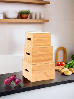 The Better Home - Kitchen Storage Jars and Containers (Pack of 3)