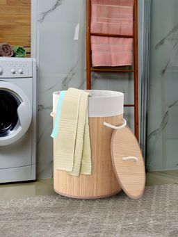 The Better Home - Brown Laundry Baskets with Lid