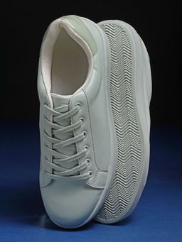 SOLETHREADS - Glaze Sage Green Solid Women Sneakers