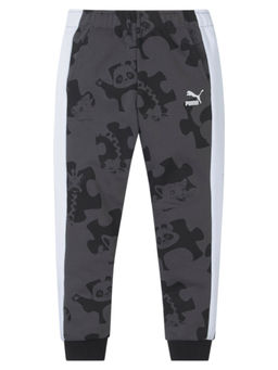 Puma - Paw T7 Aop Unisex Kids Black & Grey Jogger