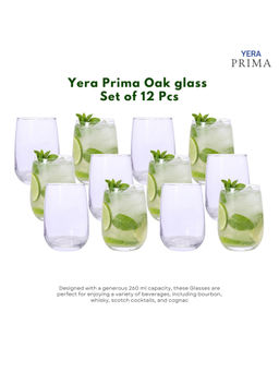 Yera - Prima Aqua Clear Cocktail Glasses (Pack Of 12)