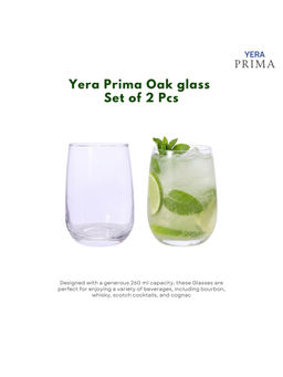 Yera - Prima Aqua Clear Cocktail Glasses (Pack Of 2)