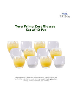 Yera - Prima Zest Clear Cocktail Glasses (Pack Of 12)