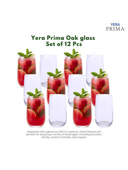 Yera - Prima Aqua Clear Cocktail Glasses (Pack Of 12)