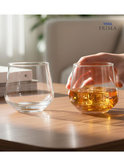 Yera - Prima Oak Clear Whiskey Glasses (Pack Of 2)
