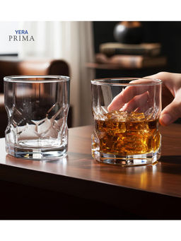 Yera - Prima Oak Clear Whiskey Glasses (Pack Of 2)