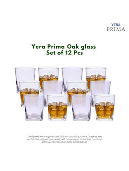 Yera - Prima Oak Clear Whiskey Glasses (Pack Of 12)