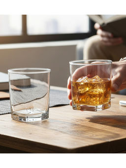 Yera - Prima Oak Clear Whiskey Glasses (Pack Of 2)
