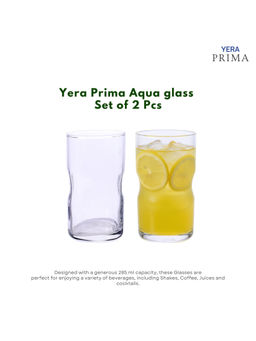 Yera - Prima Aqua Clear Cocktail Glasses (Pack Of 2)