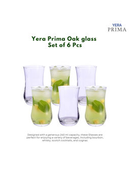 Yera - Prima Zest Clear Cocktail Glasses (Pack Of 6)