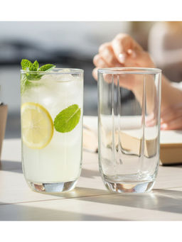 Yera - Prima Aqua Clear Cocktail Glasses (Pack Of 2)