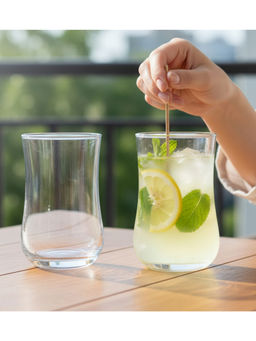 Yera - Prima Bonn Zest Clear Cocktail Glasses (Pack Of 2)