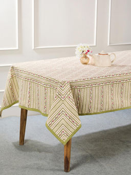 Fabindia - Green Wabi Sabi Cotton Printed Table Cover