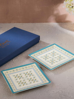 Fabindia - Sangam Ceramic Platter (Set Of 2)