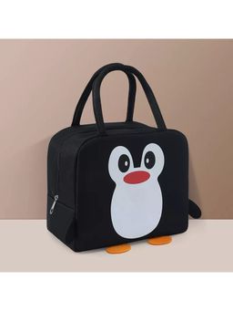 House of Quirk - Black Penguin Insulated Reusable Lunch Bag