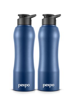Pexpo - Bistro Denim Blue Fridge Bottle (Pack Of 2)