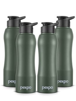 Pexpo - Bistro Military Green Fridge Bottle (Pack Of 4)