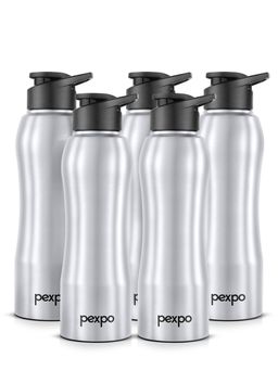 Pexpo - Bistro Silver Fridge Bottle (Pack Of 5)