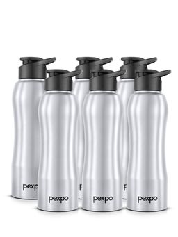 Pexpo - Bistro Silver Fridge Bottle (Pack Of 6)