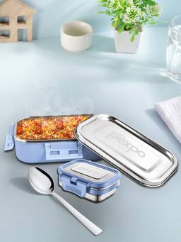 Pexpo - Viva Kids Blue Lunch/Tiffin Box for Kids