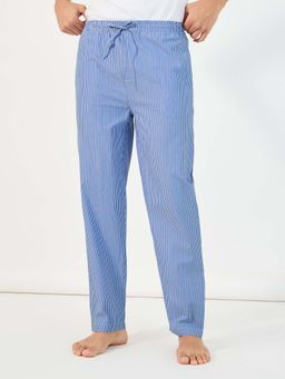Styli - Men Striped Woven Straight Fit Drawstring Pajama