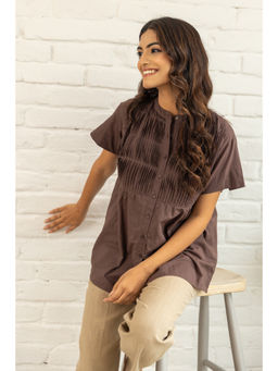 Polago Clothing - Russet Cotton Top