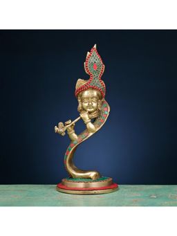 Ekaa Handicrafts - Brass Modern Krishna Statue for Home Decor