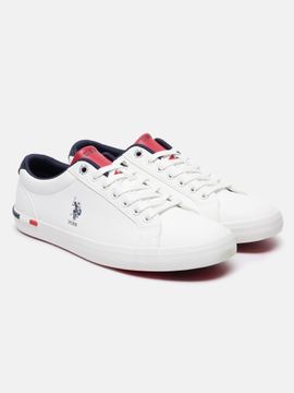 Us polo white casual shoes clearance