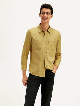 Levi's - Mens Solid Slim Fit Casual Shirt