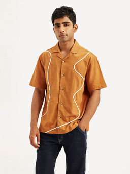 Levi's - Mens Printed Relaxed Fit Casual Shirt