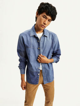 Levi's - Mens Patchwork Relaxed Fit Casual Shirt