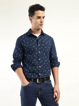 Levi's - Mens Paisley Printed Slim Fit Casual Shirt
