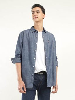 Levi's - Mens Solid Slim Fit Casual Shirt