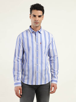 Levi's - Mens Striped Slim Fit Casual Shirt